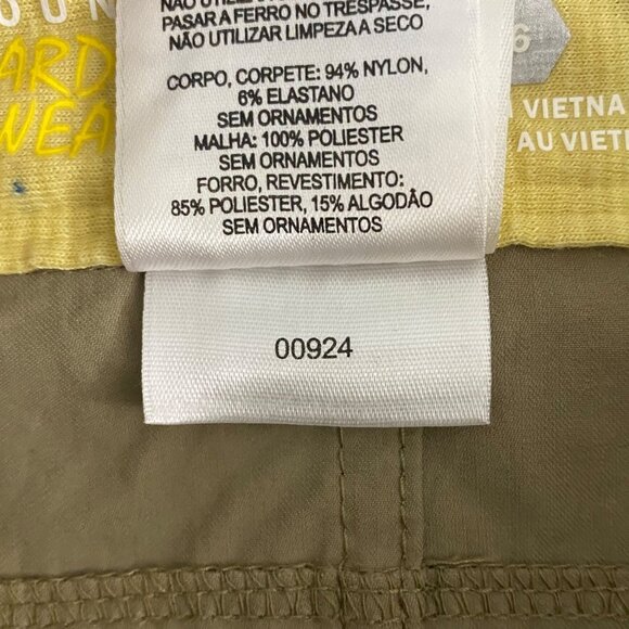 Mountain Hardwear La Strada Travel Skirt Tan Women's 6 Stretch Outdoors Hiking - Picture 10 of 10